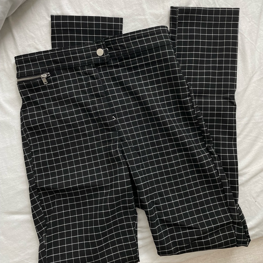 H&M Plaid Trousers